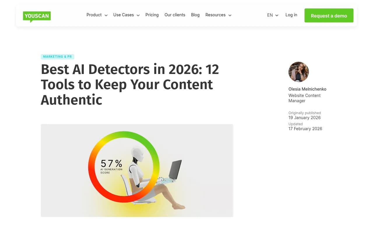 AI detection tools comparison showing accuracy and features
