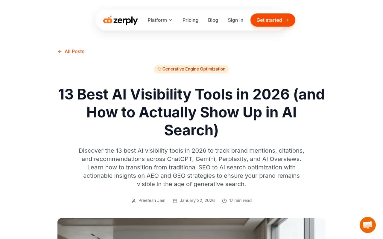 AI visibility comparison across models
