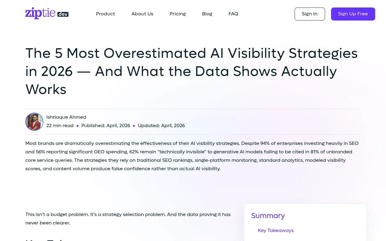 The 5 Most Overestimated AI Visibility Strategies in 2026