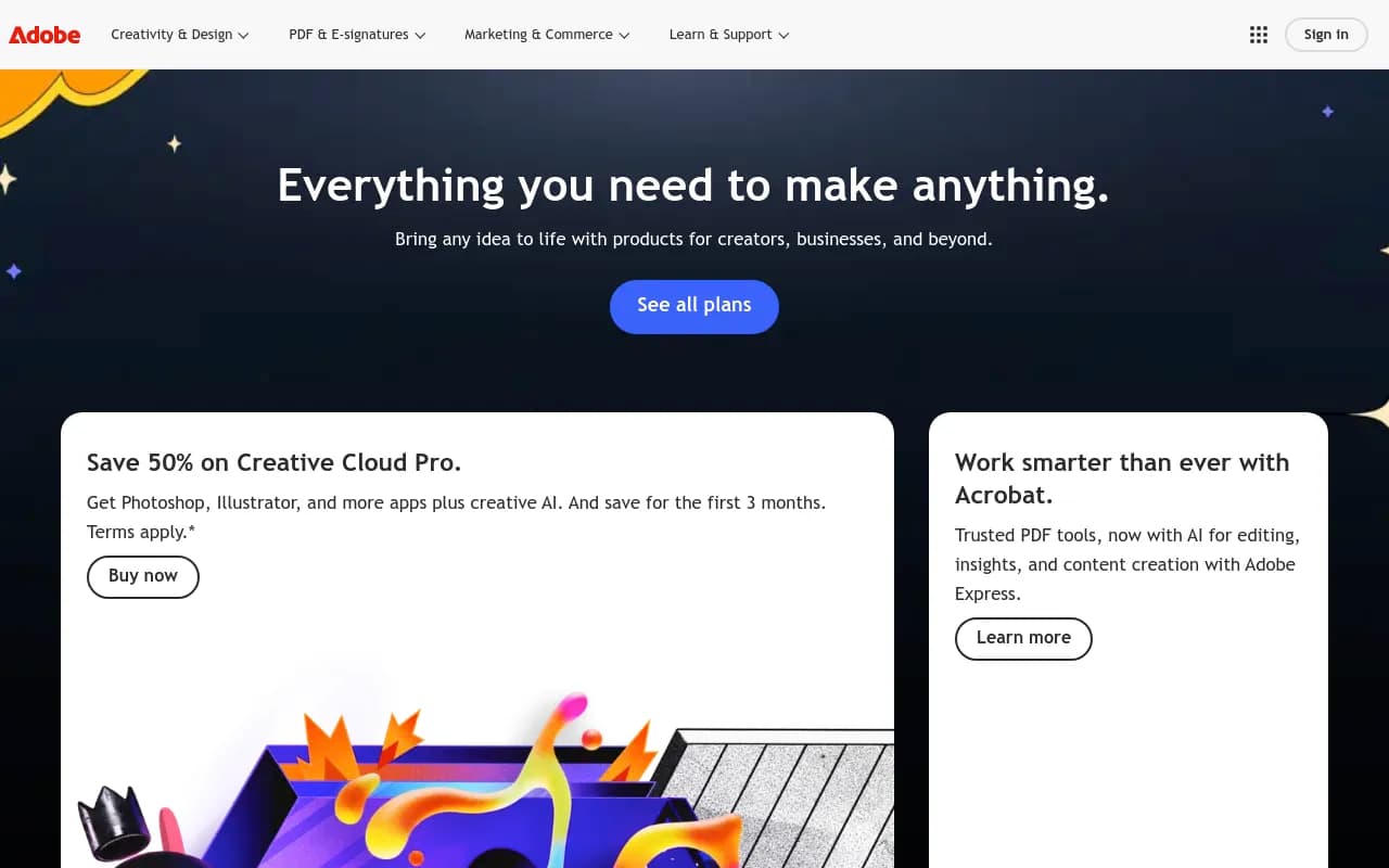 Screenshot of Adobe LLM Optimizer website