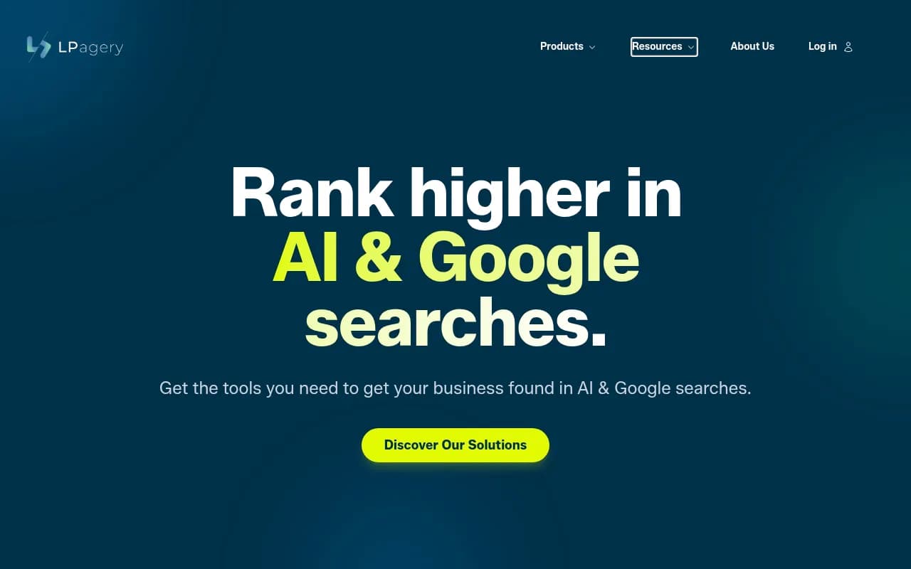 Screenshot of LPagery website