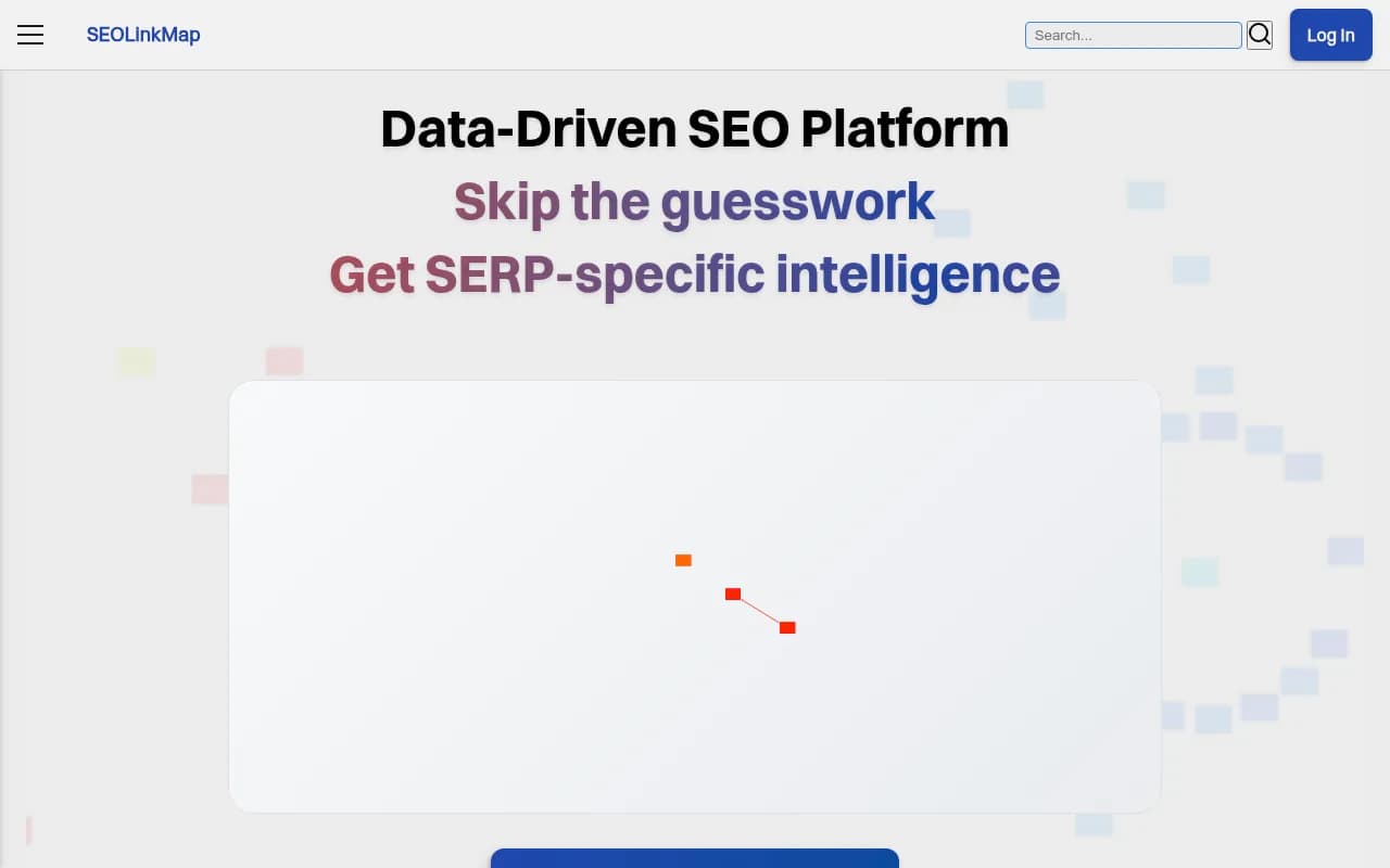 Screenshot of SEOLinkMap website